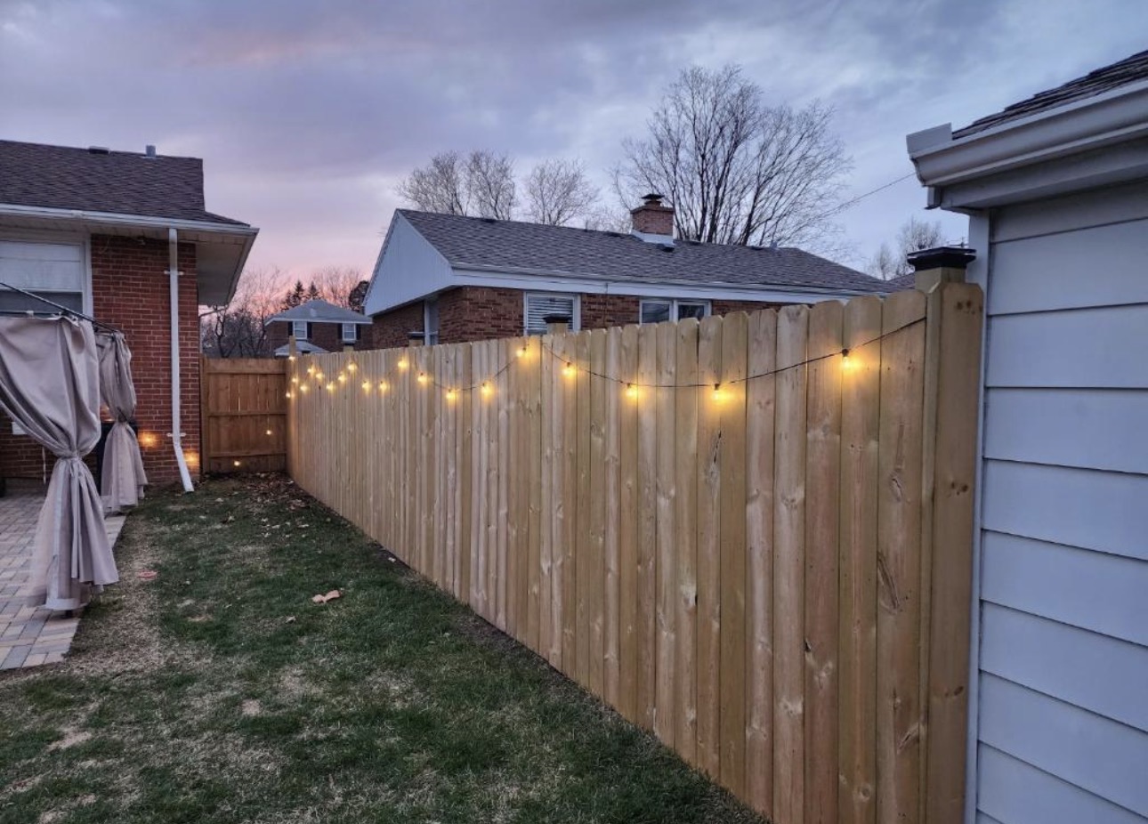Backyard Privacy Fence