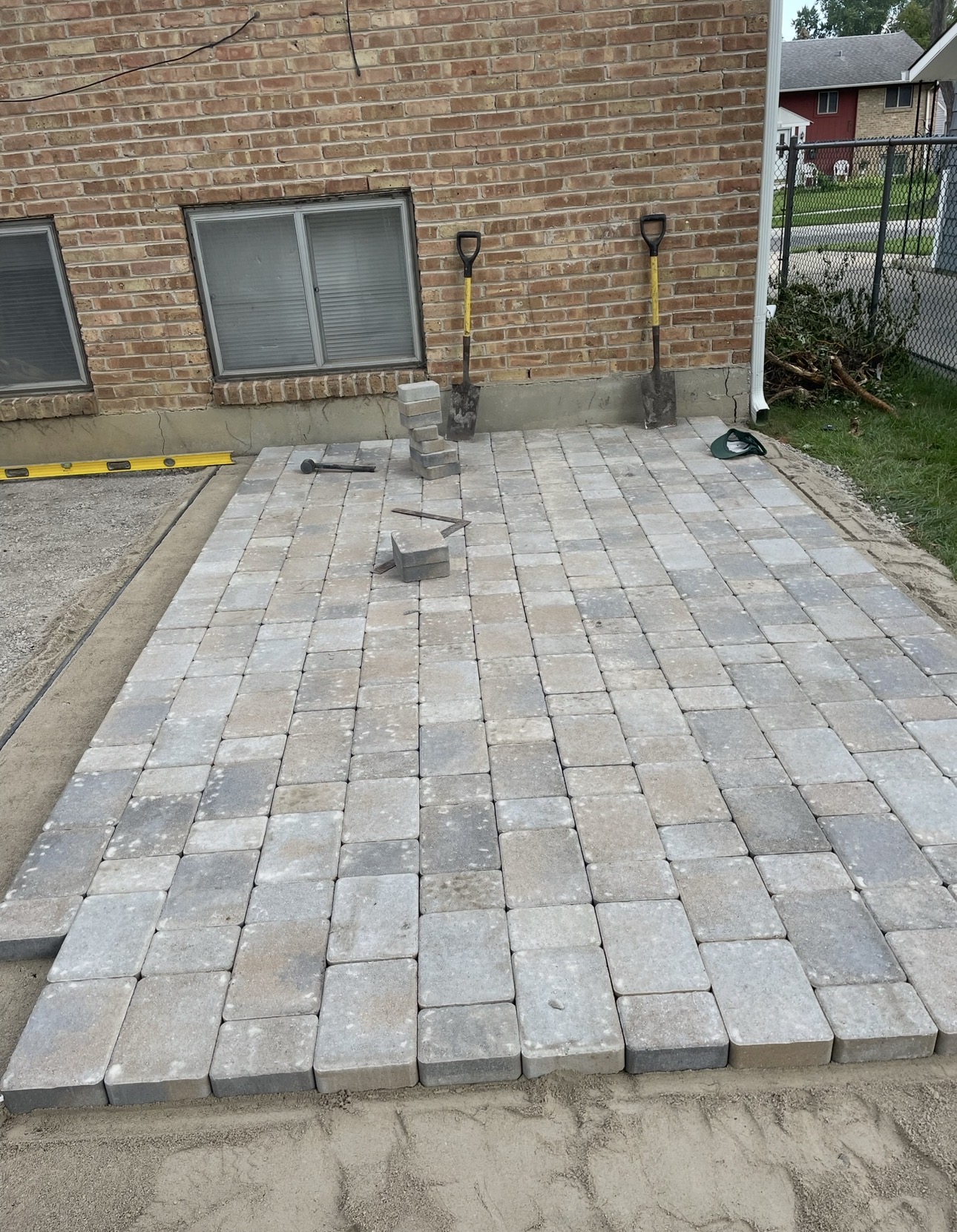 Backyard Patio Installation